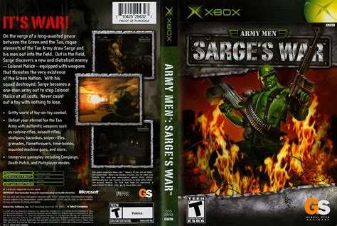 Their music varies from love . XBOX REALM: XBOX 1 CLASSIC / 360 - ARMY MEN SARGE´S WAR ...