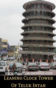 If you have never been to the leaning tower of pisa, here is a good place to see something that looks just like the popular tower in italy. Teluk Intan Leaning Tower, Perak