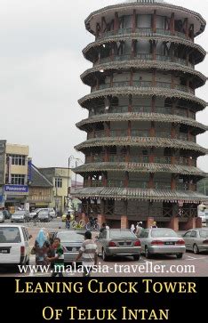 The belfry of bruges, one of the world's lesser known leaning towers. Teluk Intan Leaning Tower, Perak