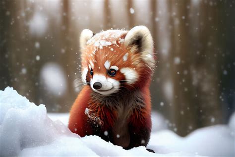 Fluffy Red Panda