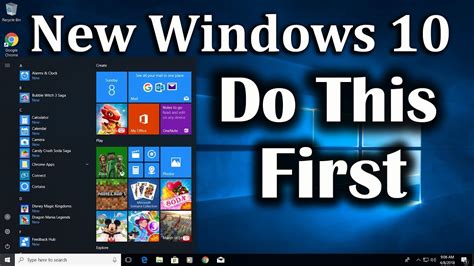 First Things To Do After Upgrading To Windows 10 Youtube