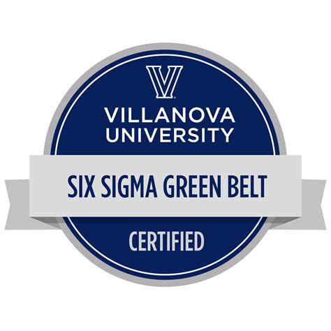 Six Sigma Green Belt Certification Credly