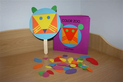 Color Zoo Fun With Shapes Summer School Crafts Preschool Crafts