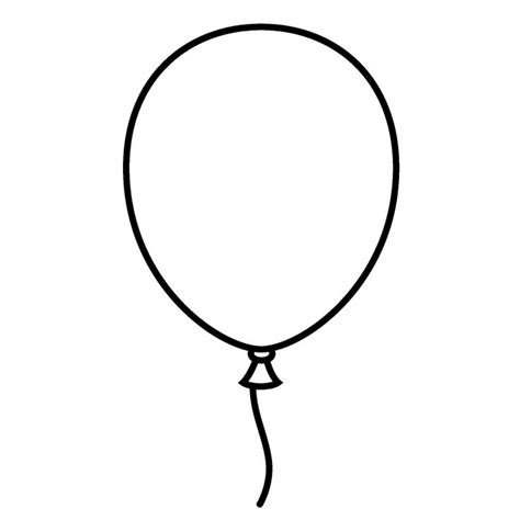 Balloon Black And White Download Picture｜illustoon Black And White