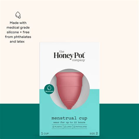 Feminine Large Size Menstrual Cup The Honey Pot The Honey Pot Feminine Care