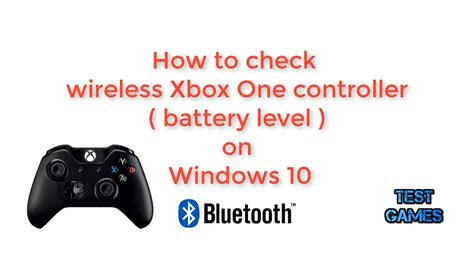 How To Check Battery Level Xbox One Controller On Pc Wireless