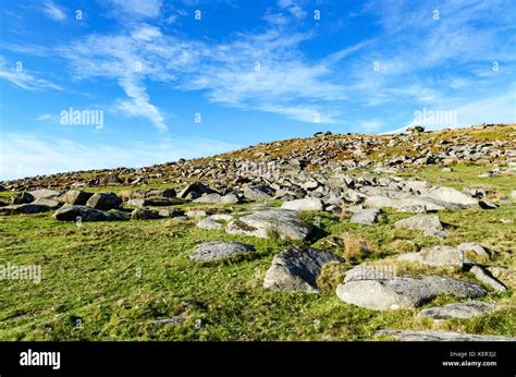 The Wild And Rugged Bodmin Moor In Cornwall England Britain Uk Stock