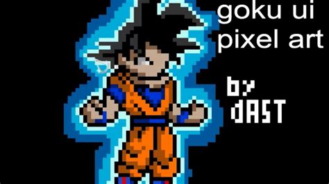 Pixel Art Goku Ultra Instinct Youtube