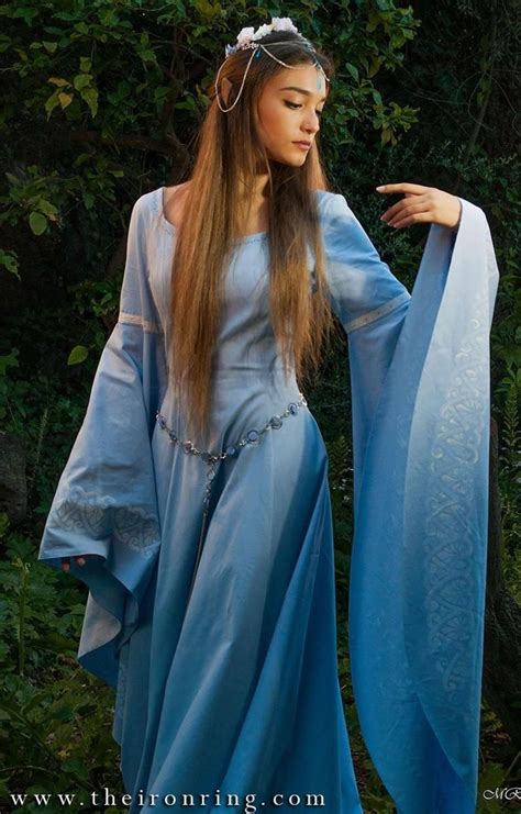 Faneth Elven Fantasy Medieval Wedding Dress Larp Hand Etsy Medieval