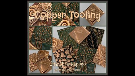Copper Tooling Embossing On Metal Youtube