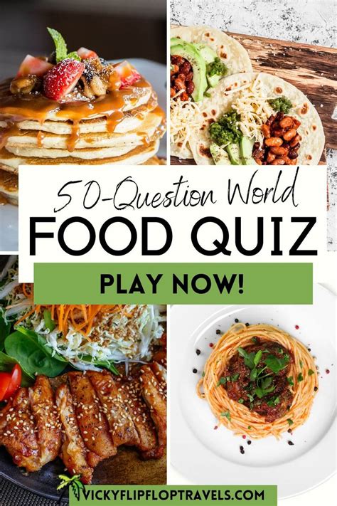 50 Great World Food Quiz Questions And Answers