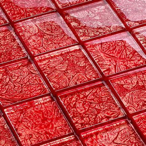 Ebay kleinanzeigen 12 fliesen mosaik platte fliesenplatte 5x5cm anthrazit. Glasmosaik Fliesen Mosaik Rot | eBay