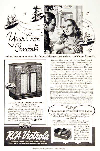 1939 Rca Victrola Advertising Ads Vintage Advertisements Vintage Ads Vintage Prints History