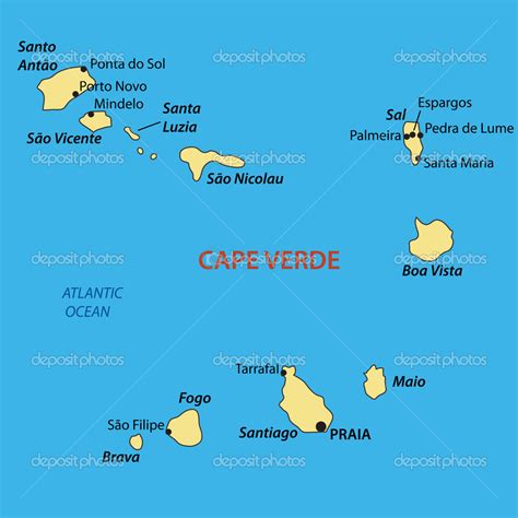 Republica De Cabo Verde Mapa