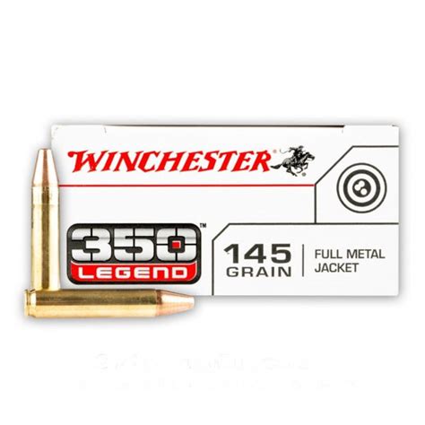 350 Legend 145 Grain Fmj Winchester Usa 20 Rounds Ammo 350 Legend