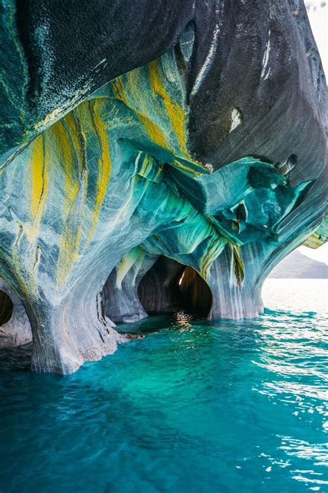 The Stunning Marble Caves Near Puerto Rio Tranquilo Town In Southern