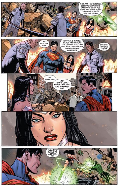 Wonder Woman And Supermans First Meeting New 52 Comicnewbies