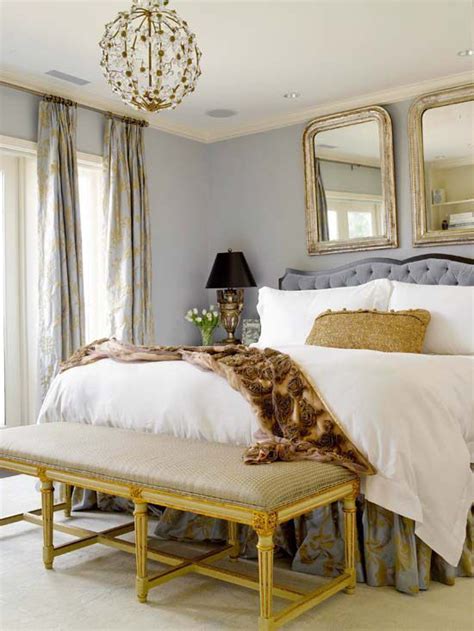 Friday Favorites Grey And Gold Glamorous Bedroom Design Glamourous Bedroom Grey And Gold