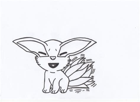 Chibi Nine Tailed Fox Naruto Drawing Torunaro