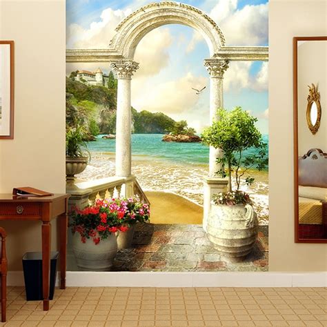 Wall Mural Classic Porch On The Beach