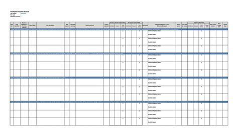 Printable Project Issue Log Template 45 Useful Risk Register Project