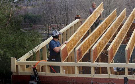 How To Frame An I Joist Roof Fine Homebuilding In 2022 Roof Trusses