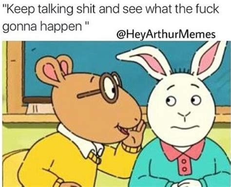 This One Where Arthur Issued A Subtle Threat To Buster Dnd Funny