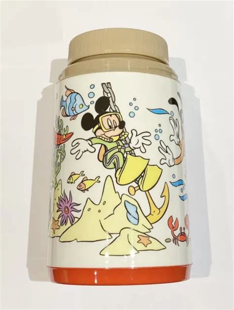 Licensed Disney Mickey Mouse Donald Duck Goofy Pirate Aladdin Thermos