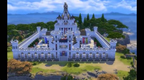 The Sims 4 Speedbuild Castle Whitefall Youtube