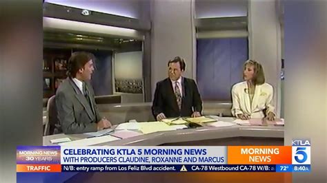 Morning Producers Celebrating Ktla 5 Morning News 30th Anniversary