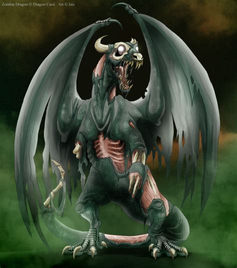 Undead Dragon By Isismasshiro On Deviantart