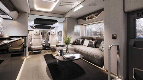 Luxury Motorhome With Three Slide Outs Can Carry Your Sports Car