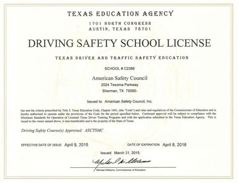 Texas Defensive Driving Course Online With Printable Certificate