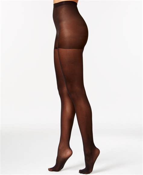 Hue Sheer Tights With Control Top In Natural Lyst
