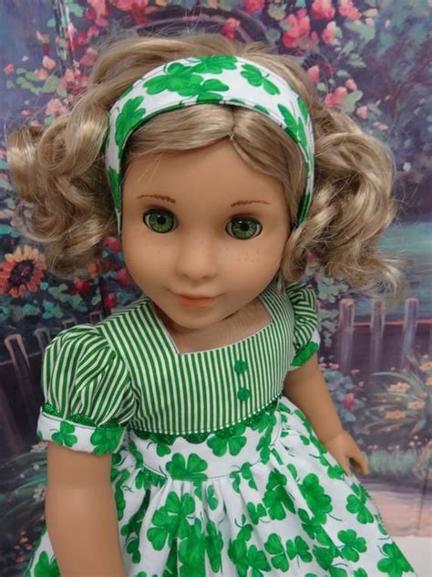 Reserved Lucky Charm Vintage Style Dress For American Etsy Doll