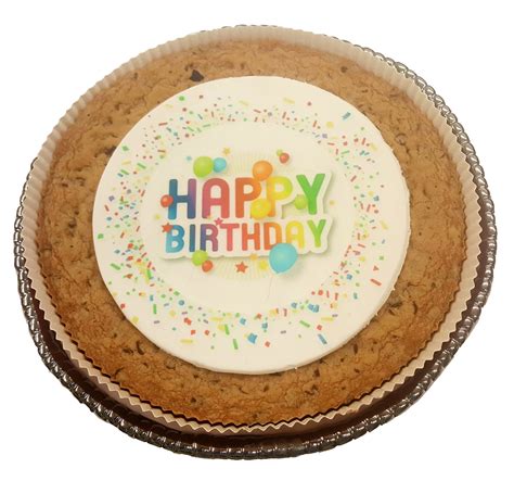 Confetti Birthday Cookie Cake Chocolate Chip Cookie