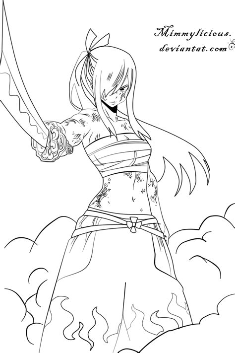 Fairy Tail 315 Erza Scarlet By Mimilyn On Deviantart