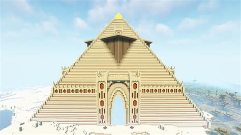 Anubis Pyramid Survival Mega Base Minecraft Map