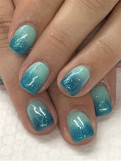 Blue Summer Gel Nail Designs