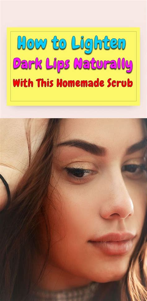 How To Lighten Dark Lips Naturally With This Homemade Scrub Make Up