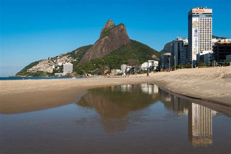 Leblon Beach In Rio De Janeiro Editorial Photography Image Of Ocean
