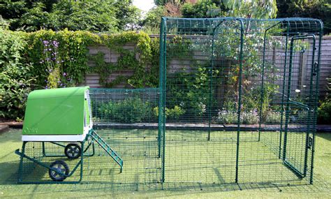 You need to access the chicken coop at least once or twice a day to feed the birds, leave mealworms for them to forage. Connection Kit for Outdoor Pet Run - Eglu Go UP with Run ...