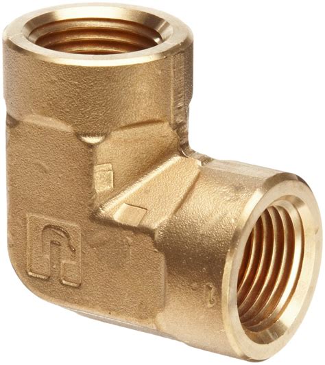 Parker Brass Pipe Fitting 90 Degree Elbow 1 8 NPT Female X 1 8 NPT