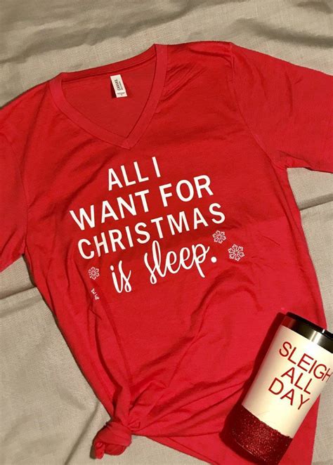 All I Want For Christmas Funny Christmas Shirt Shirt For Etsy