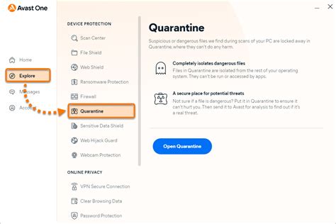 How To Use Quarantine In Avast One Avast