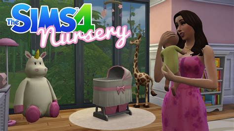 The Sims 4 Speed Build Baby Girls Nursery Youtube