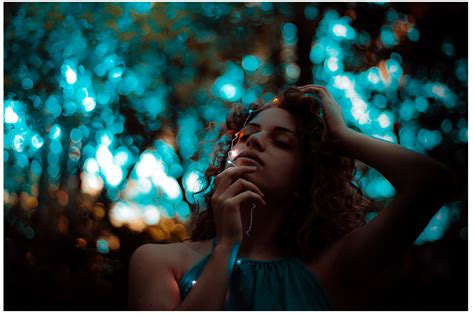 Free Images Bokeh Woman Photography Female Color Blue Lady