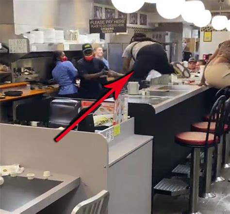 Waffle House Descends Into Aew Style Brawl Louder With Crowder