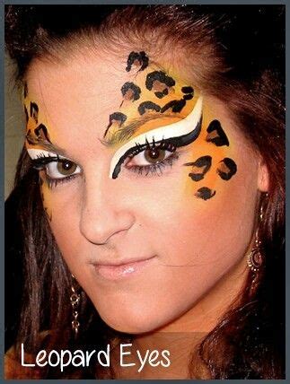 Leopard Eye Eye Face Painting Mime Face Paint Adult Face Painting