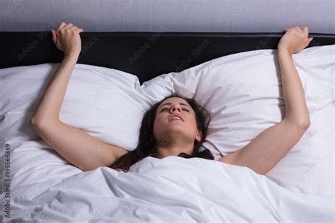 Young Woman In Bed Getting Orgasm Foto De Stock Adobe Stock